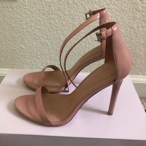 Aldo nude heel sandals
